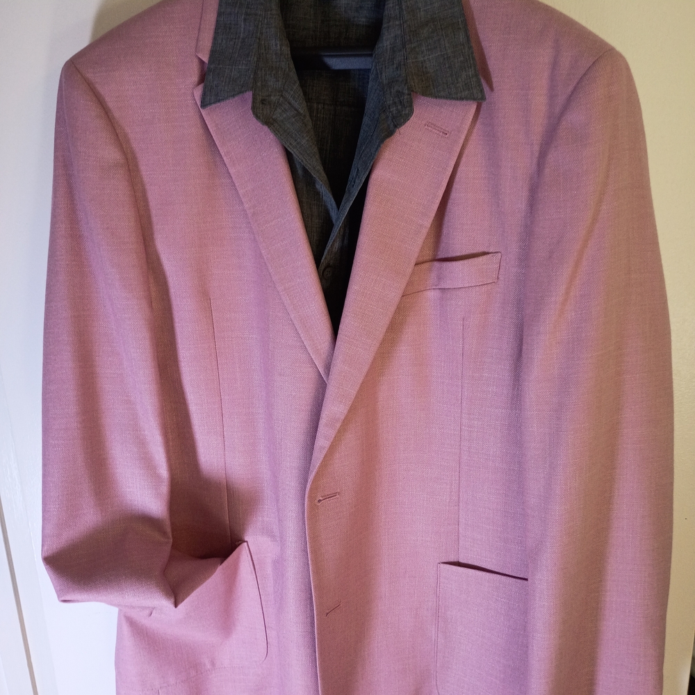 Nautica Men's Blazer in Pink. NEW 46L  48" Chest